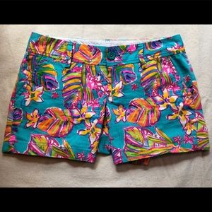 Lilly Pulitzer Callahan Sea Blue SummerHaze Shorts